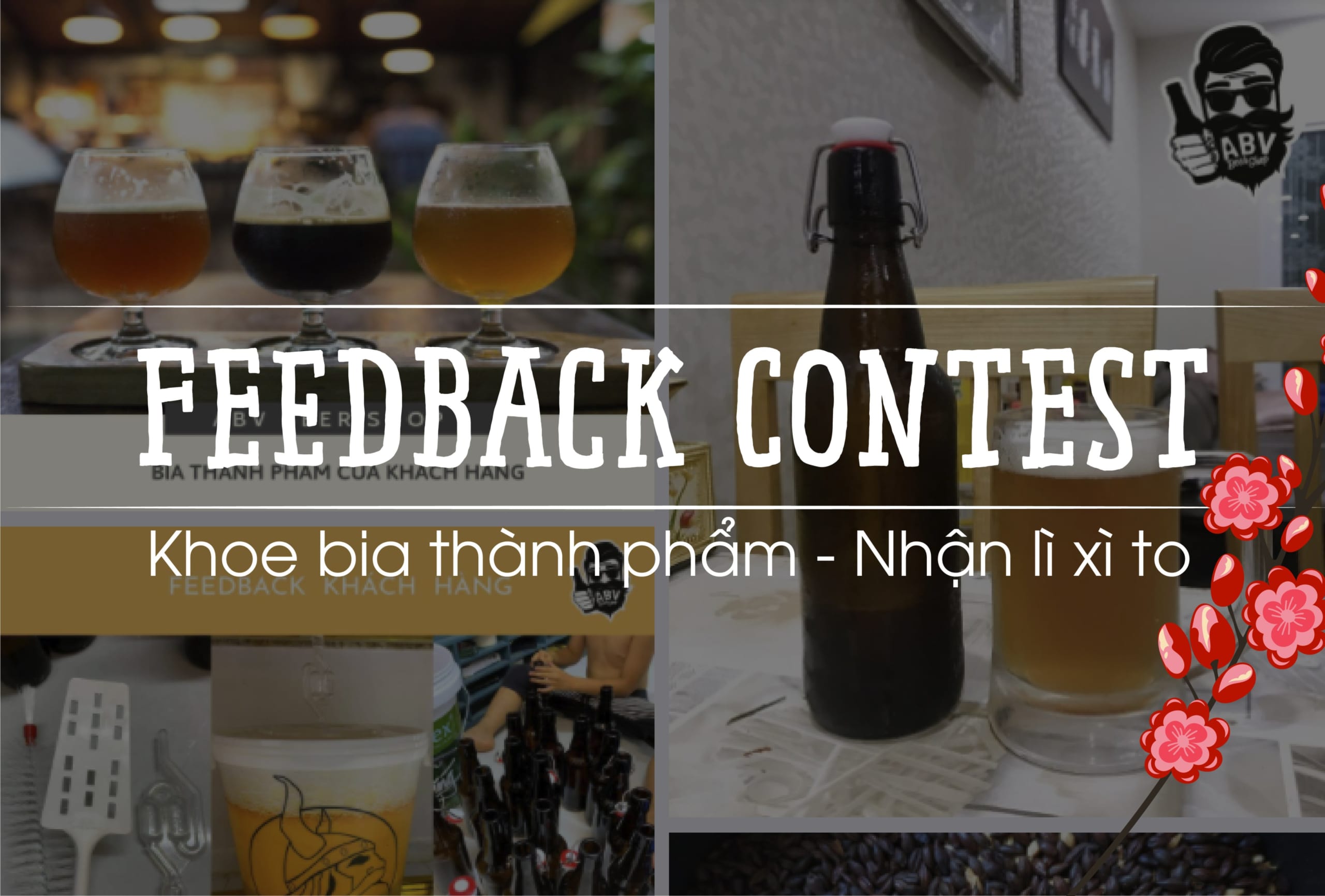 Khoe ảnh bia thành phẩm, nhận quà cực to