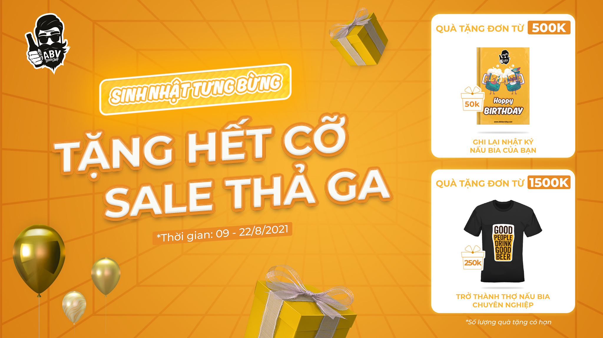 Ưu đãi tưng bừng, sinh nhật rộn ràng