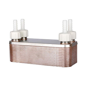 Wort chiller SST, welded, 24 plates