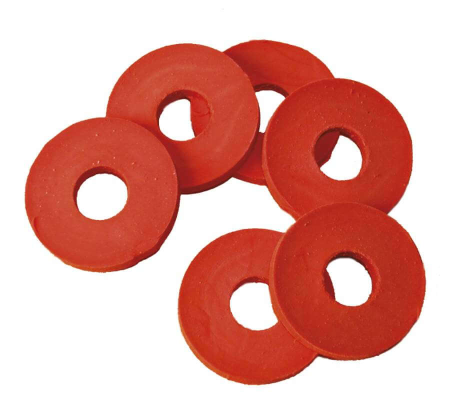 Rubber ring for flip top closures