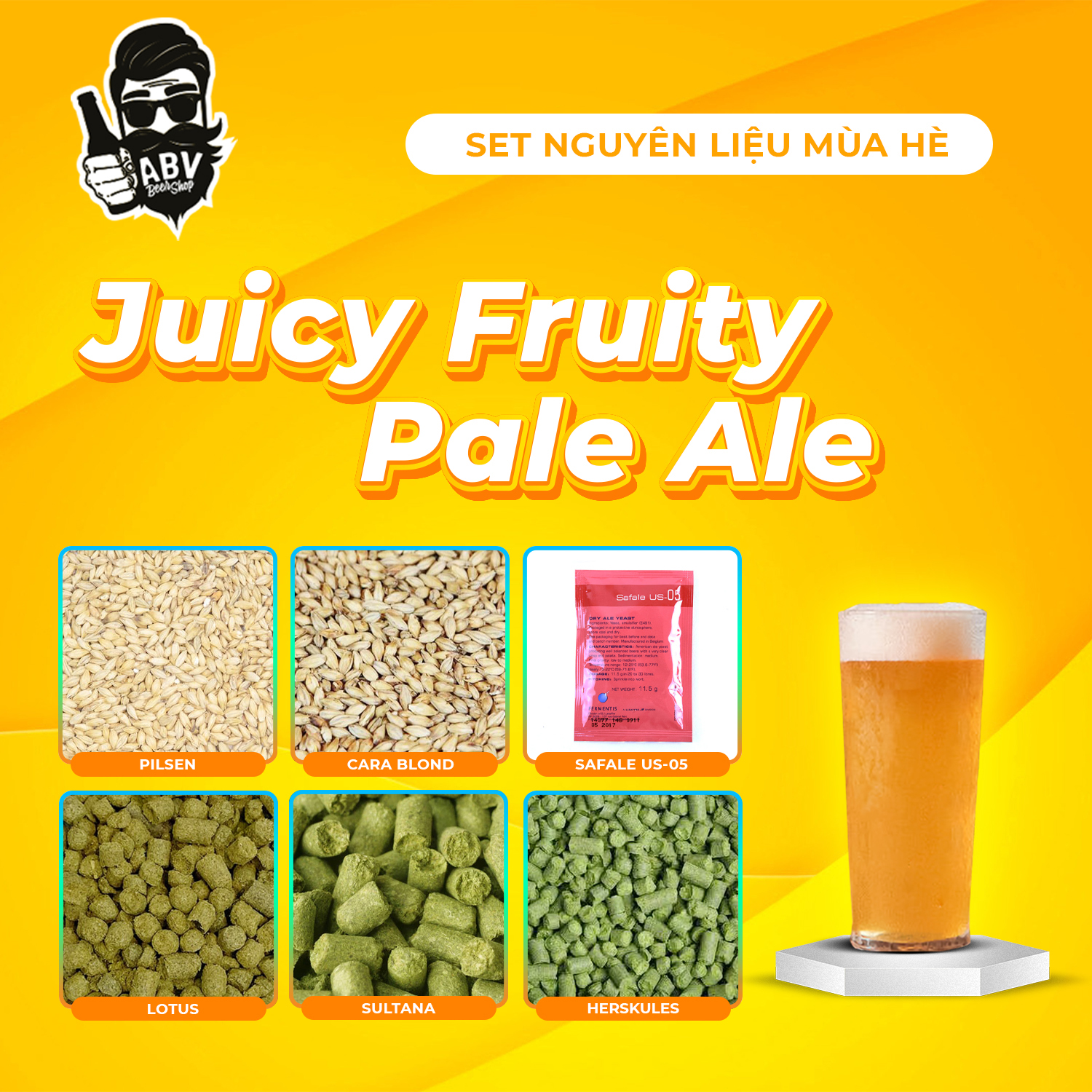Beer Recipe Kit – Juicy Fruity Pale Ale